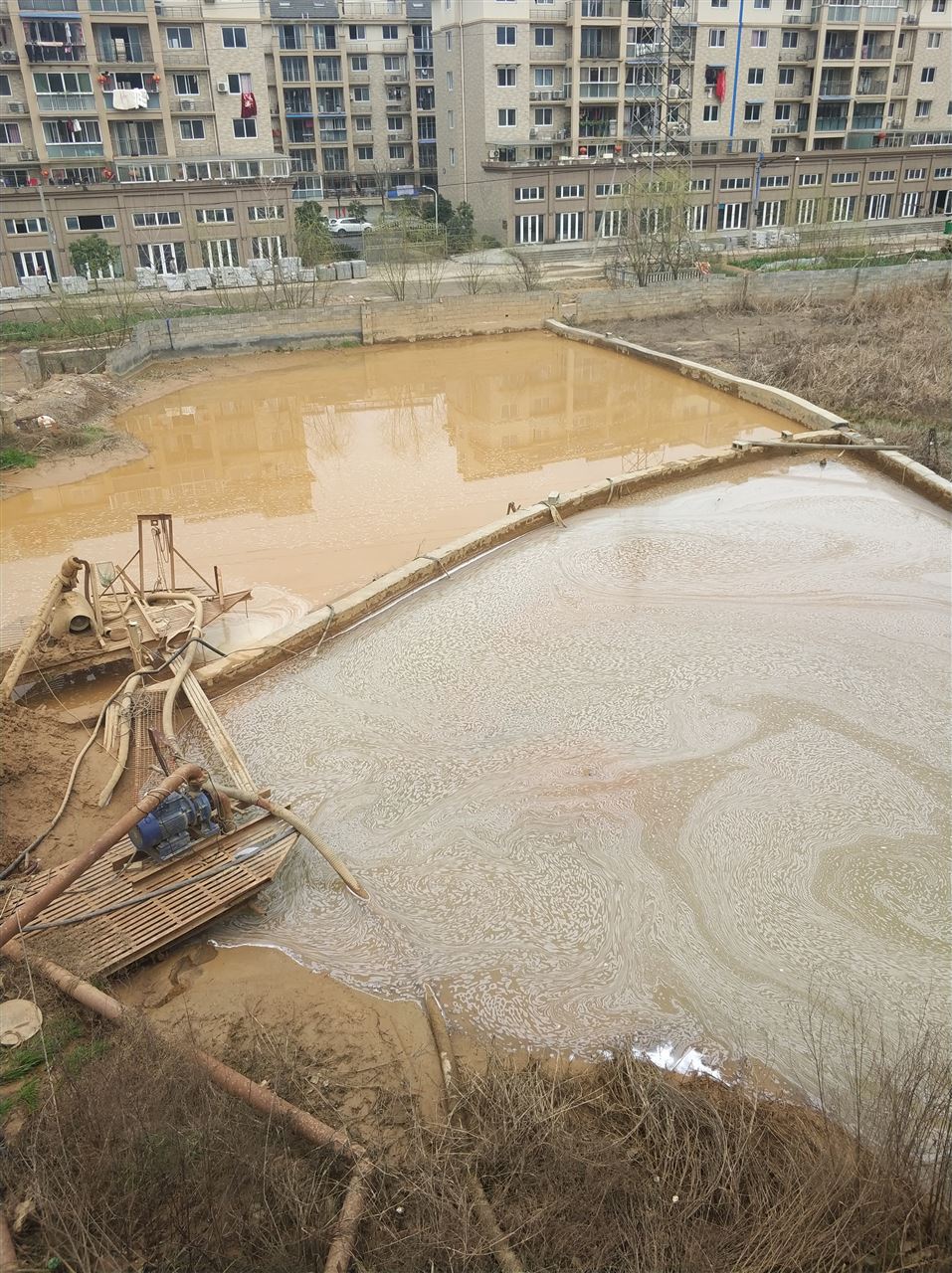 二七沉淀池淤泥清理-厂区废水池淤泥清淤